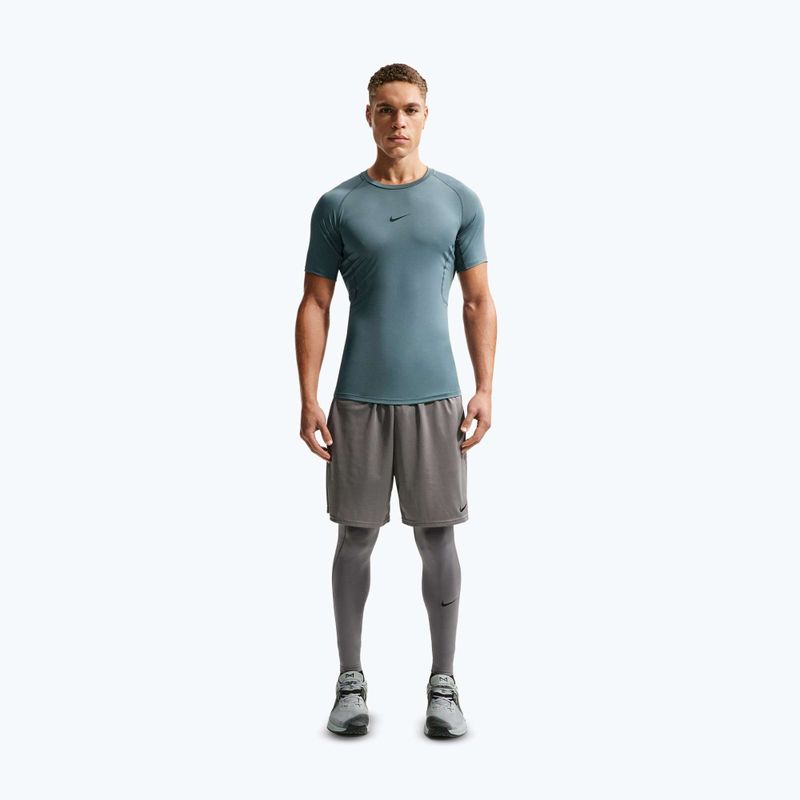 Pánske tréningové tričko Nike Pro Dri-Fit Tight Fitness mineral slate/black 2