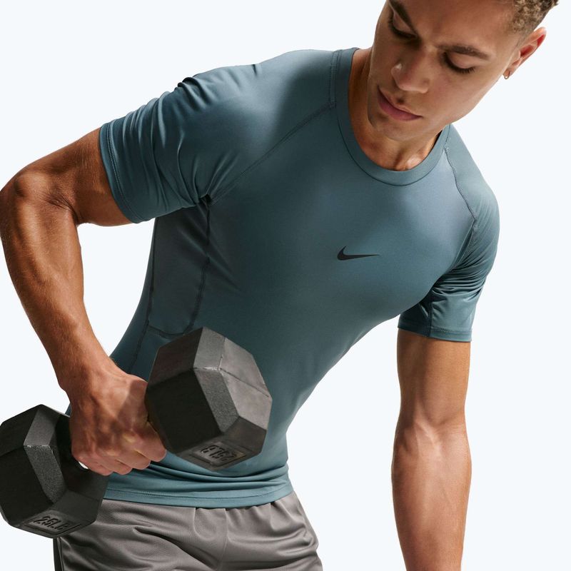 Pánske tréningové tričko Nike Pro Dri-Fit Tight Fitness mineral slate/black 6