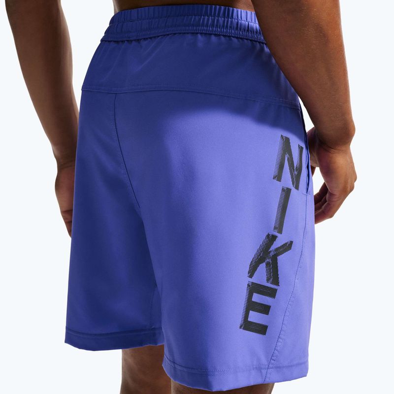 Pánske tréningové šortky Nike Form Dri-Fit Versatile 7" persian violet/black 5