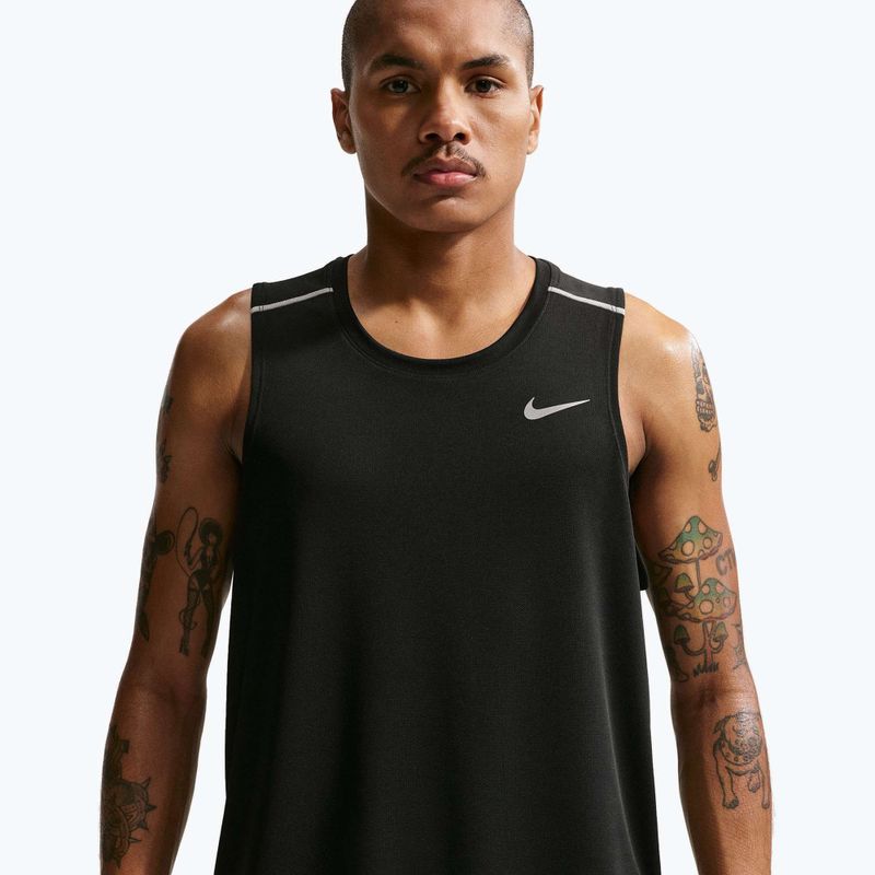 Pánske bežecké tričko Nike Miler Dri-Fit black 4