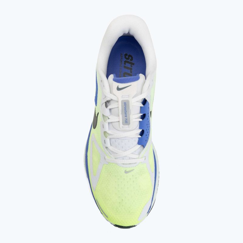 Pánske bežecké topánky Nike Structure Plus white/volt ice/barely green/black spruce 5