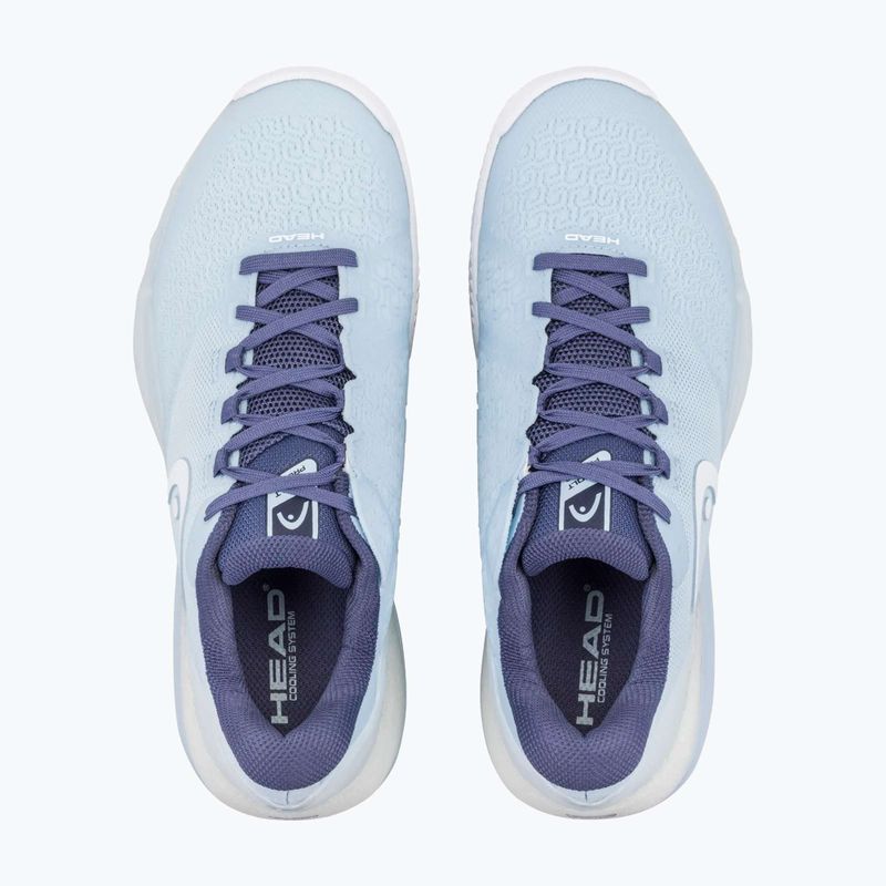 Dámske tenisové topánky  HEAD Revolt Pro 5.0 Clay light blue/dark blue 11