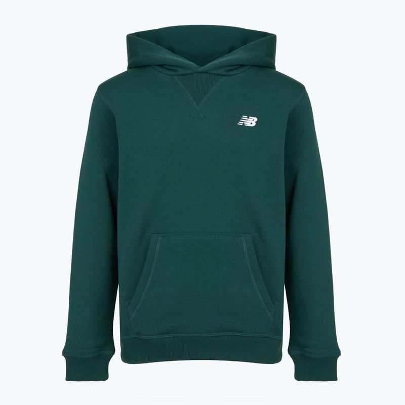 Detská mikina New Balance Brush Back Small Logo Hoodie medusa green 6