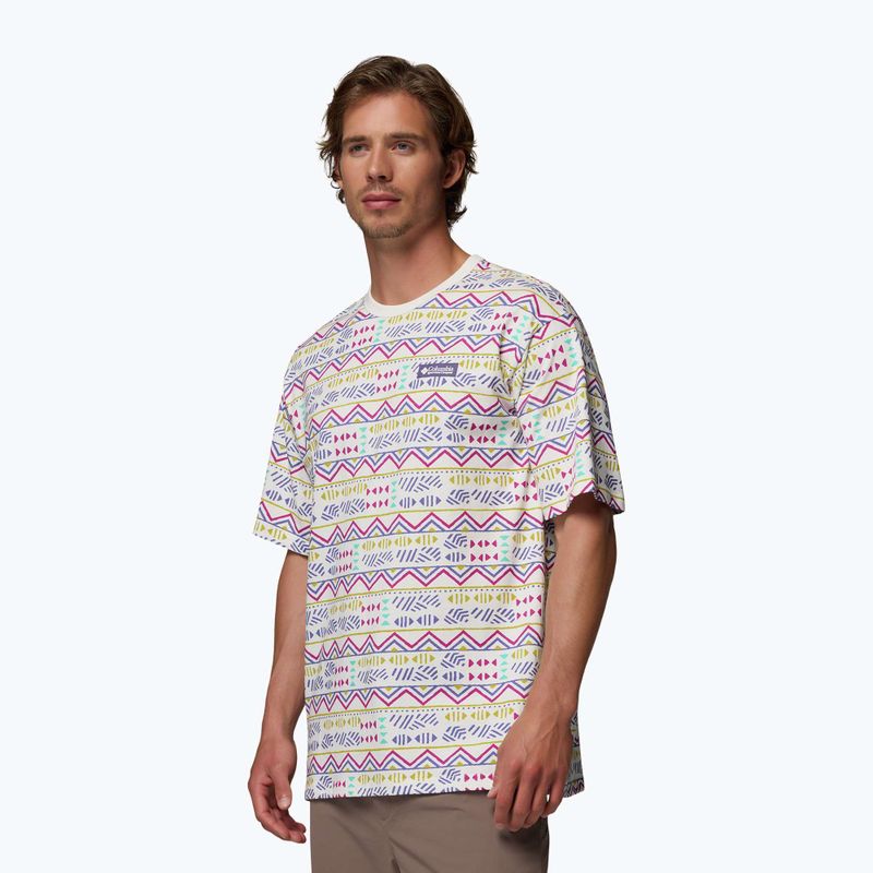 Pánske tričko Columbia CSC Heavyweight Printed Tee sea salt/horizons 4