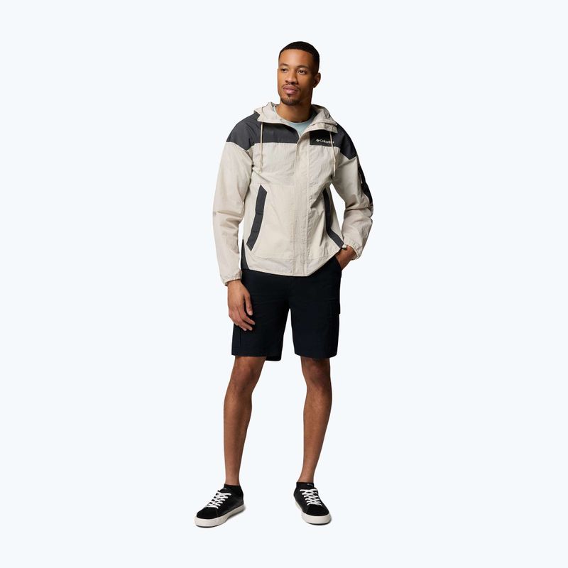 Pánska vetrovka Columbia Challenger II Windbreaker dark stone/shark 2