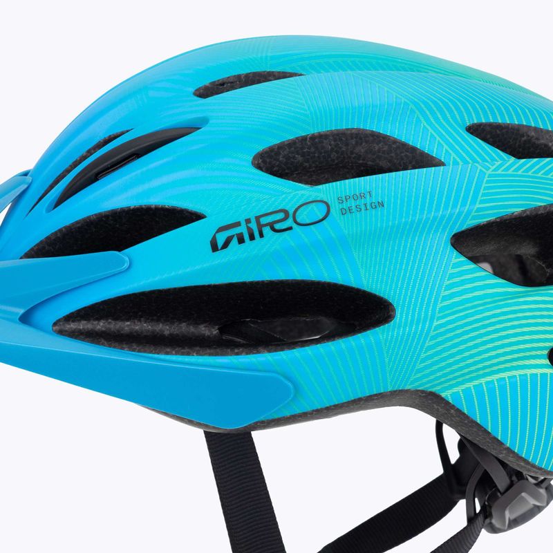 Detská cyklistická prilba Giro Raze matte blue/green 7