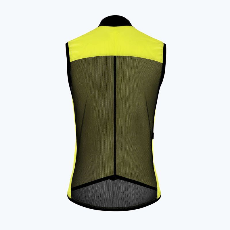 Pánska cyklistická vesta ASSOS Mille GT C2 Wind optic yellow 2