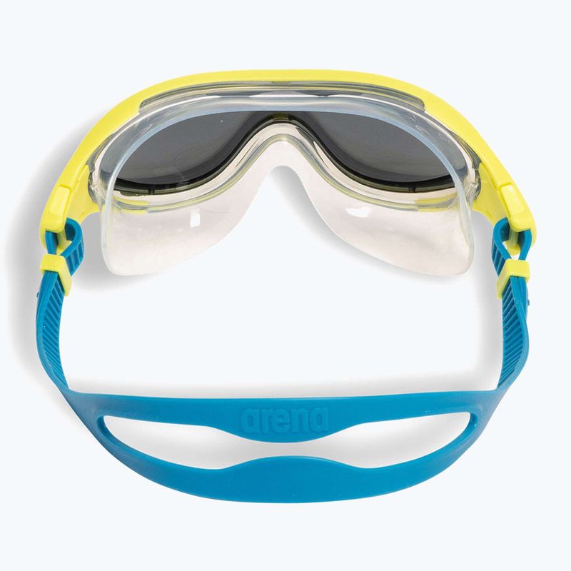 Detské plavecké okuliare arena The One Mirror Jr silver/soft green/blue cosmo 3