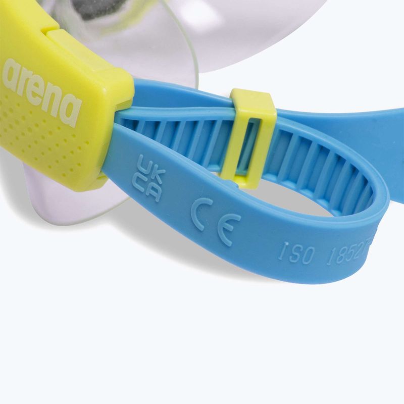 Detské plavecké okuliare arena The One Mirror Jr silver/soft green/blue cosmo 6
