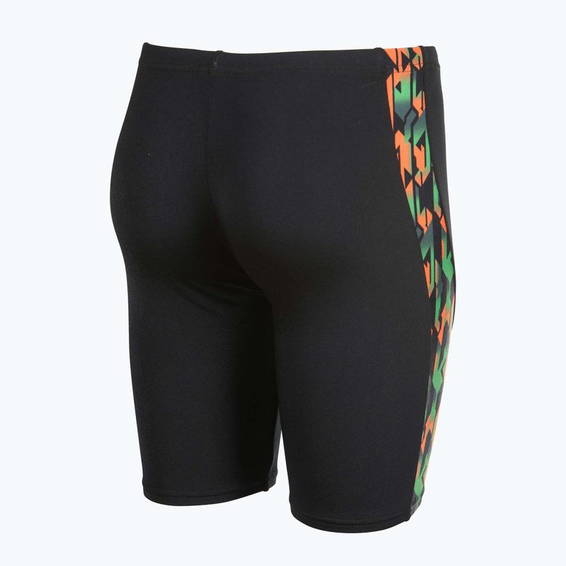 Detské plavky jammery arena Print Swim black/orange multi 9