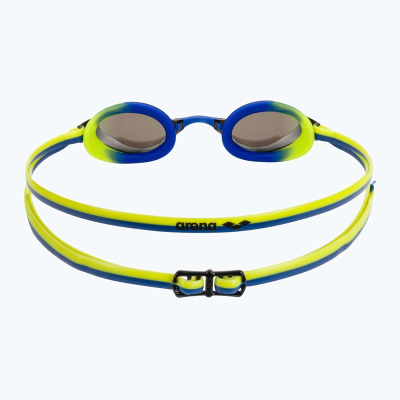 Detské plavecké okuliare arena Python Mirror Jr blue/blue/lime 4