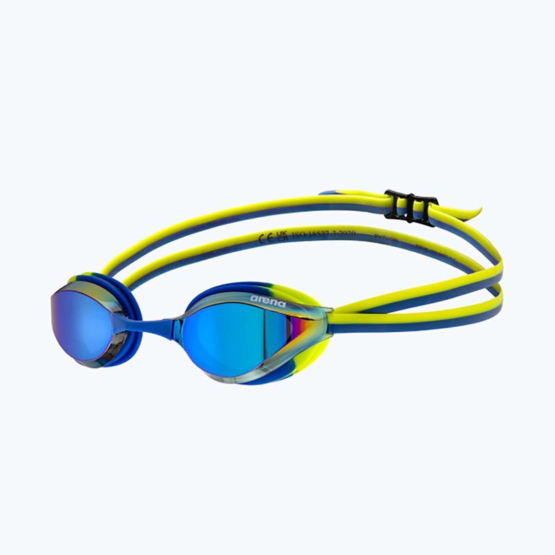 Detské plavecké okuliare arena Python Mirror Jr blue/blue/lime 5