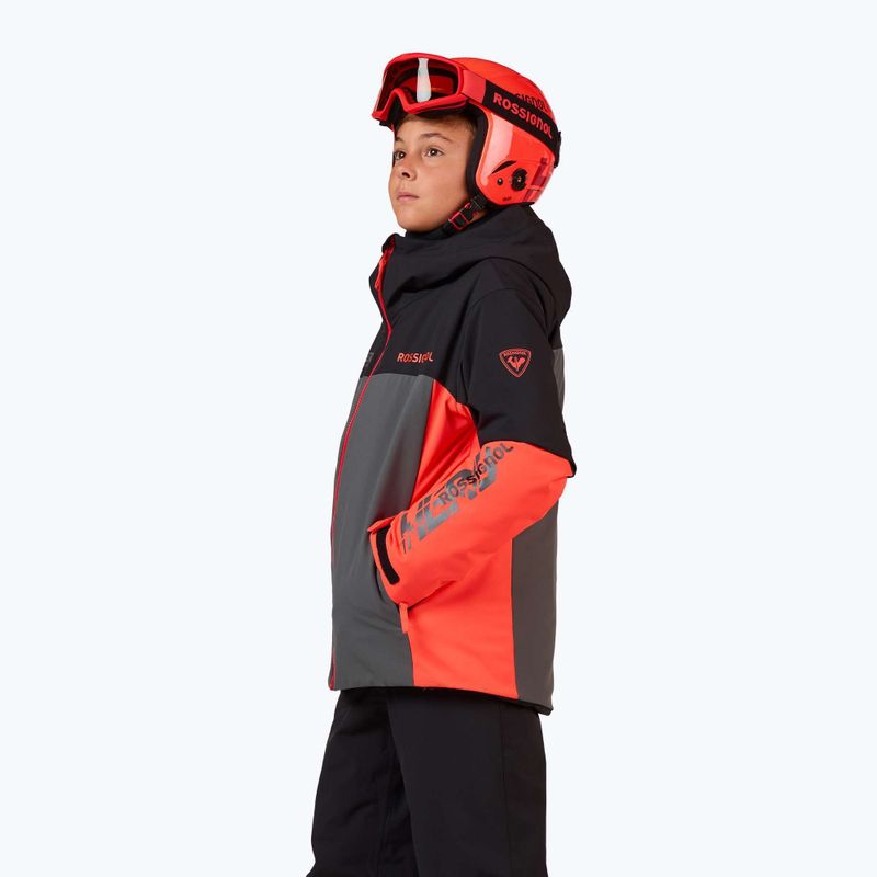 Detská lyžiarska bunda Rossignol Hero Velika Insulated black 4