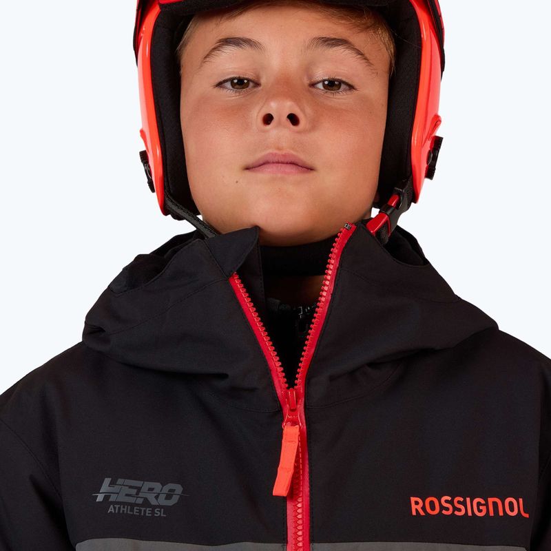 Detská lyžiarska bunda Rossignol Hero Velika Insulated black 5