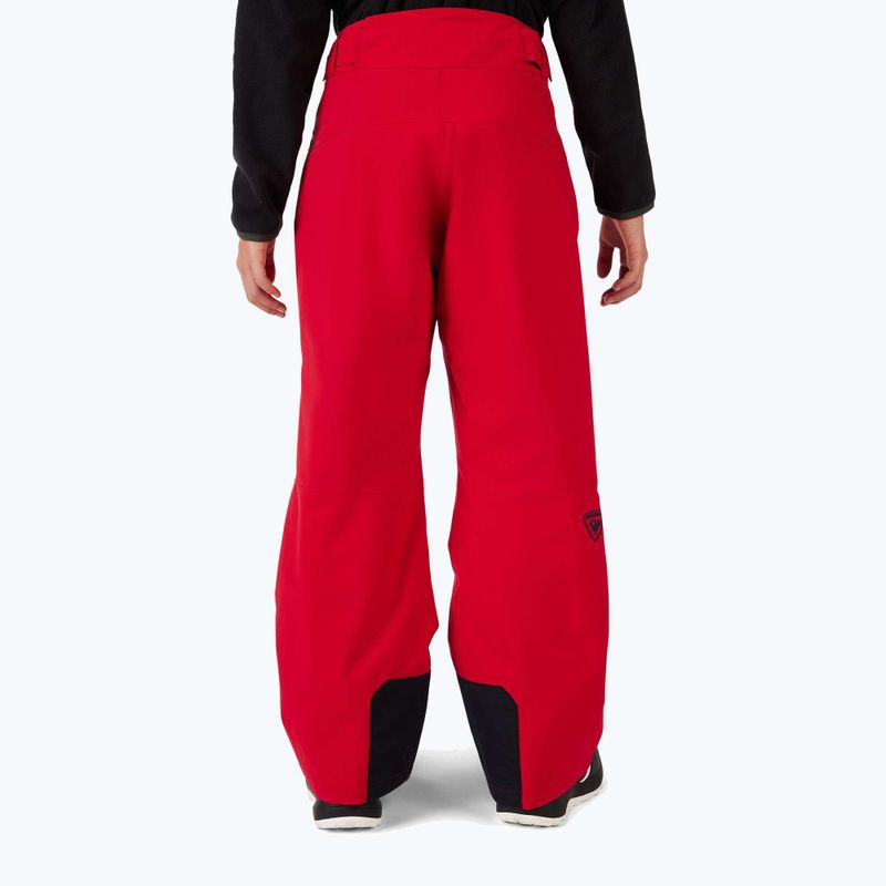 Detské lyžiarske nohavice Rossignol Insulated Girls ruby red 3