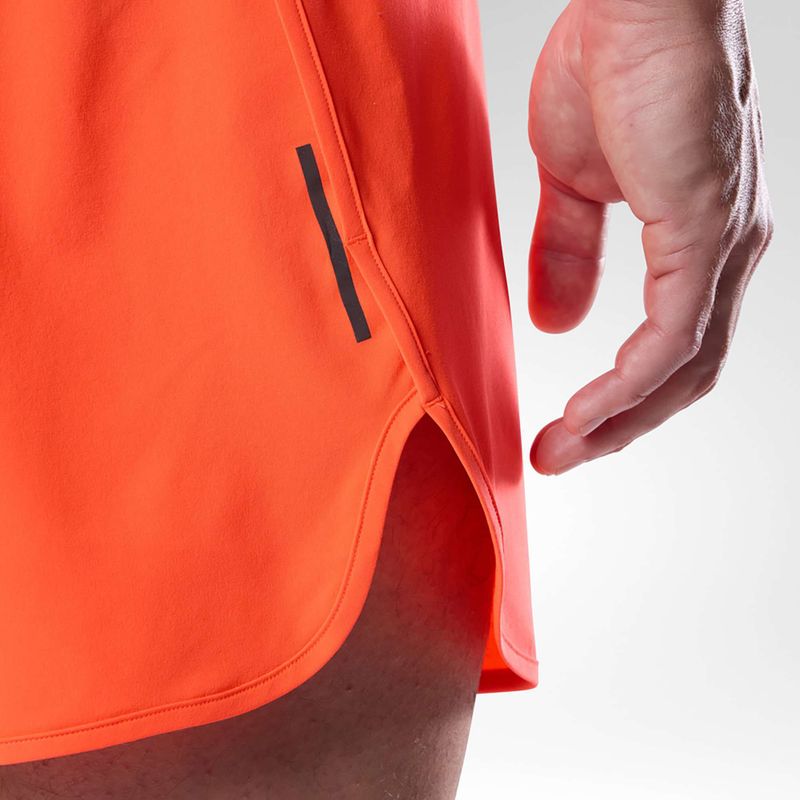 Pánske bežecké šortky Rossignol Sapa 5" neon red 8
