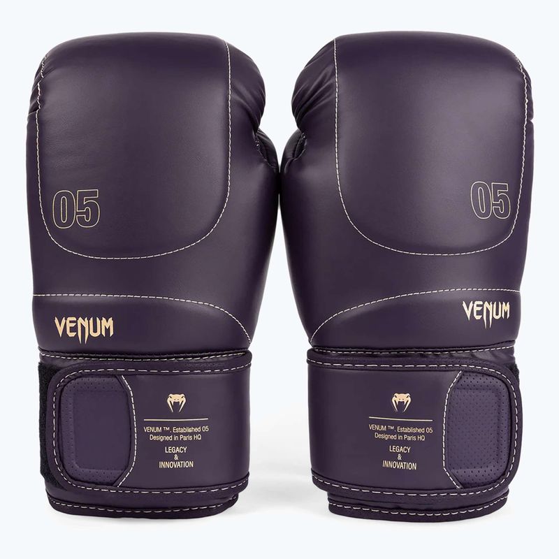 Pánske boxerské rukavice Venum Impact Evo deep purple 4
