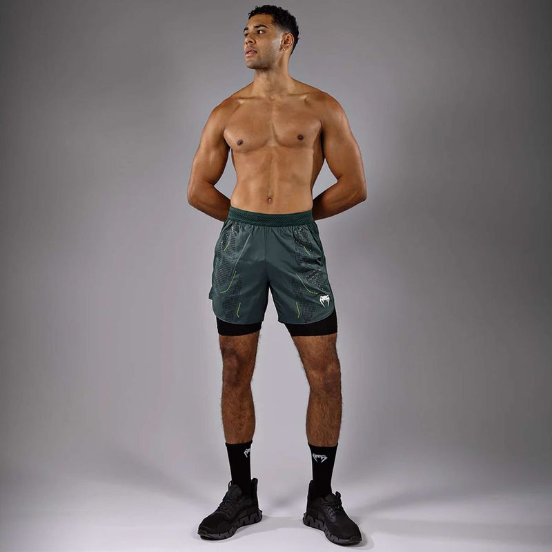 Pánske tréningové šortky Venum Technical 3.0 Training forest green 2