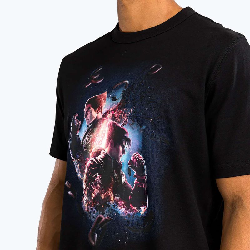 Pánske tričko Venum X Tekken 8 čierna/biela 4