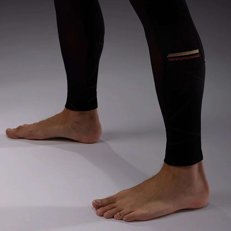 Pánske tréningové legíny Venum Tactical XT Spats black/burgundy/gold 8