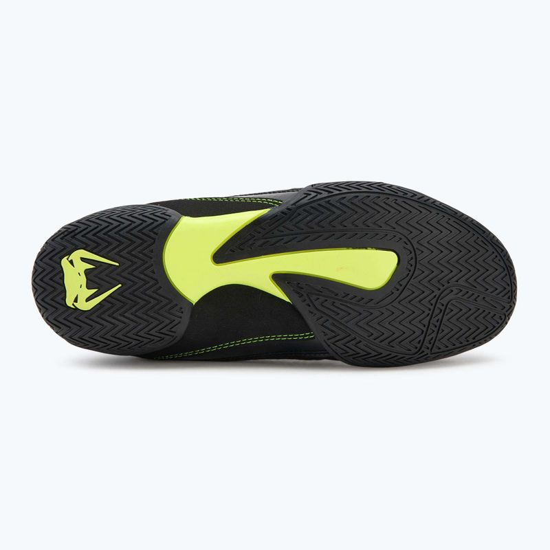 Pánske boxerské topánky Venum Training Camp 4.0 black/neo green 4