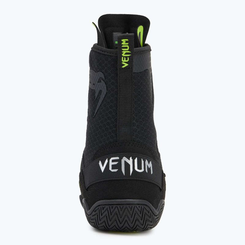 Pánske boxerské topánky Venum Training Camp 4.0 black/neo green 6