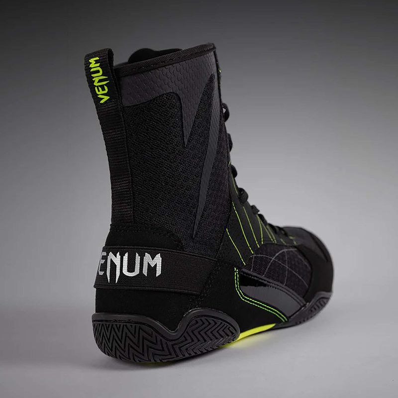 Pánske boxerské topánky Venum Training Camp 4.0 black/neo green 11