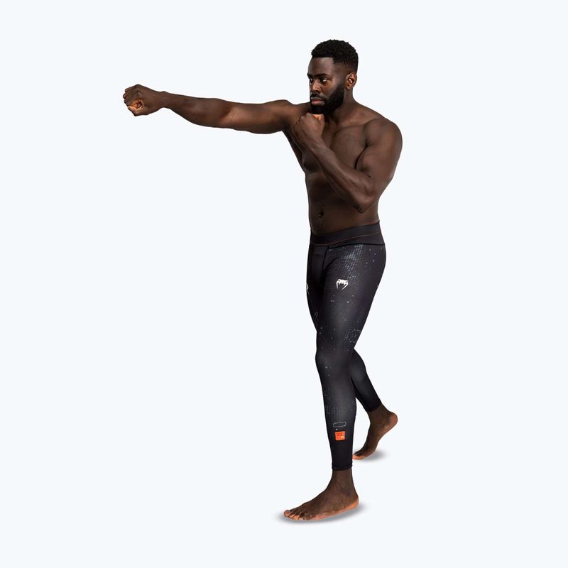 Pánske tréningové legíny Venum Eclipse Spats black/ivory 2