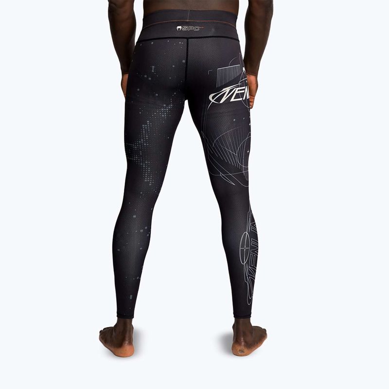 Pánske tréningové legíny Venum Eclipse Spats black/ivory 3