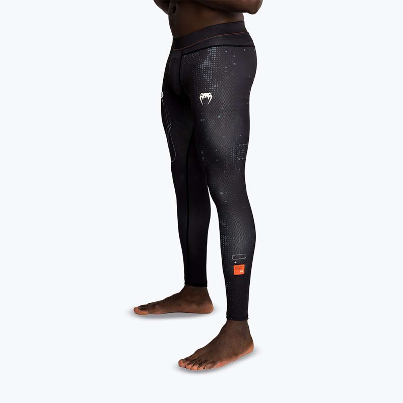 Pánske tréningové legíny Venum Eclipse Spats black/ivory 4