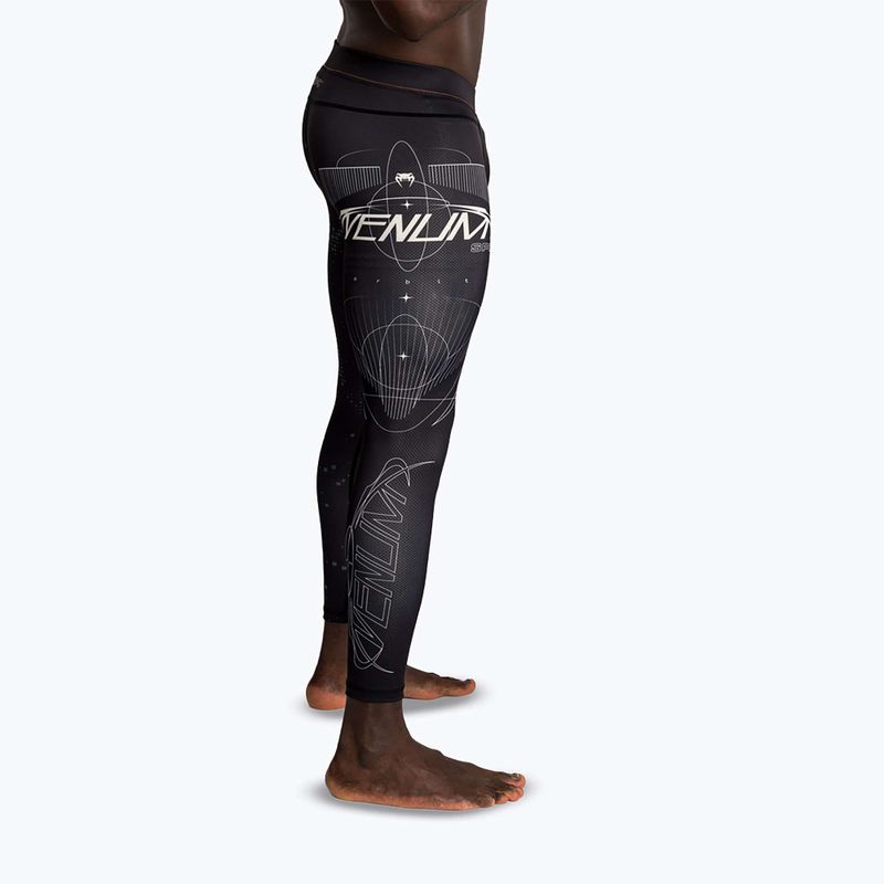 Pánske tréningové legíny Venum Eclipse Spats black/ivory 5