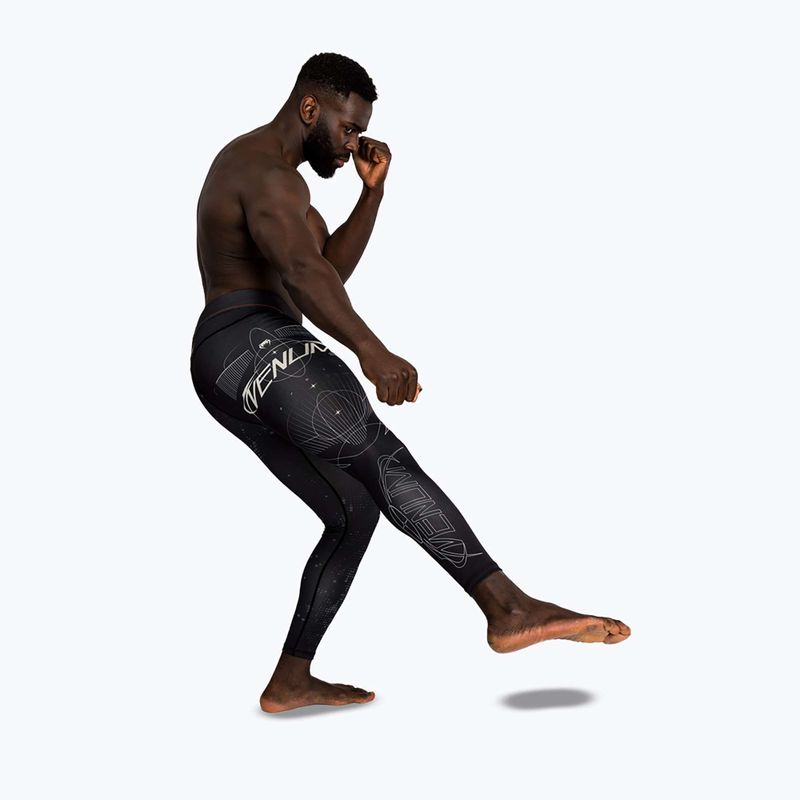 Pánske tréningové legíny Venum Eclipse Spats black/ivory 10
