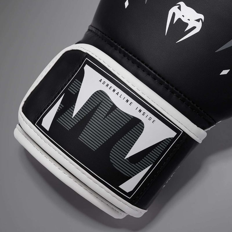 Boxerské rukavice Venum Adrenaline Boxing black/silver grey 4