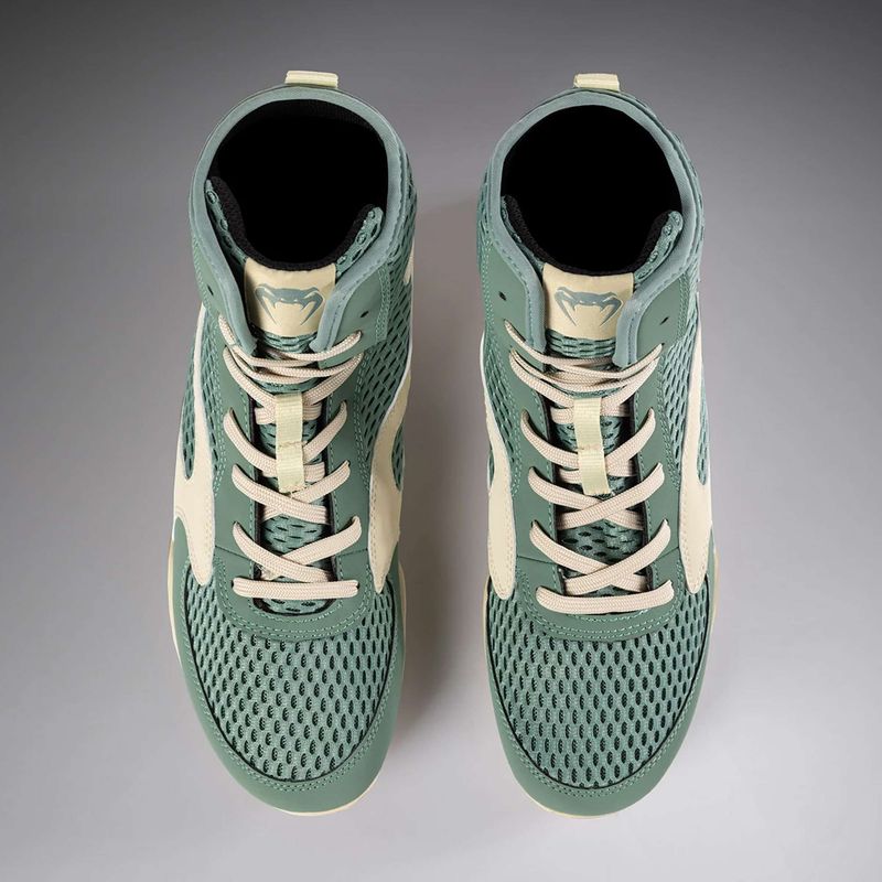 Pánske boxerské topánky Venum Contender Boxing aqua green/ivory 10