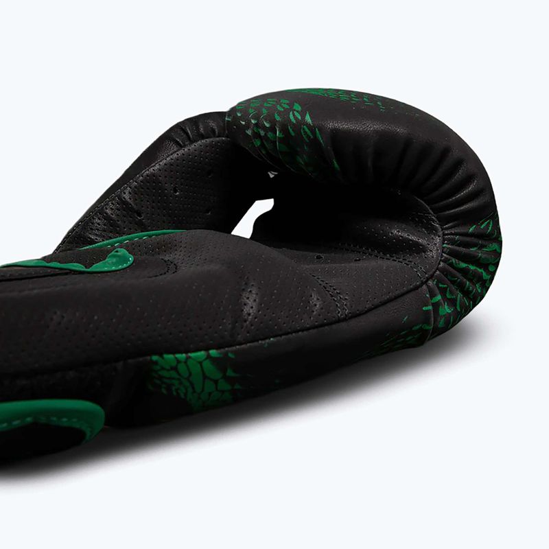 Boxerské rukavice Venum Matupa Boxing black/green/gold 3