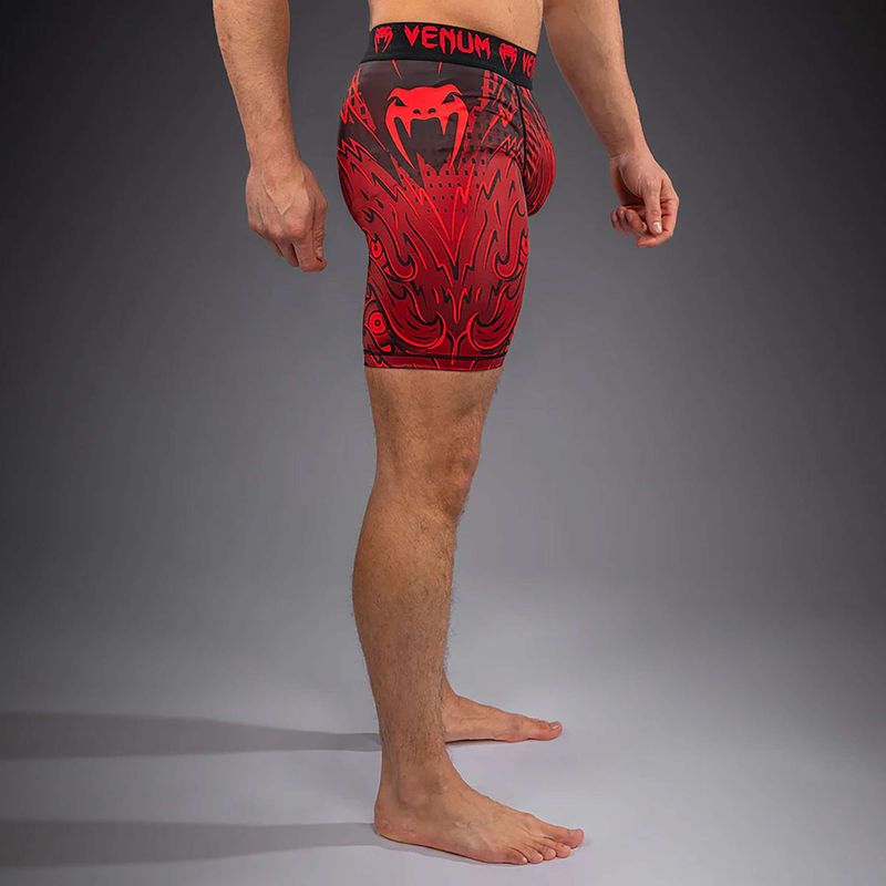 Pánske tréningové šortky Venum Wolf Attack Vale Tudo Shorts black/red 5
