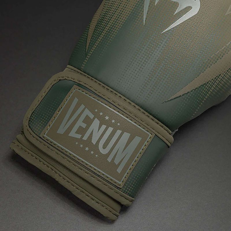 Boxerské rukavice Venum Stealth Boxing khaki/dark green 3