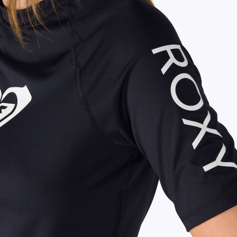 Dámske plavecké tričko ROXY Whole Hearted 2021 anthracite 4