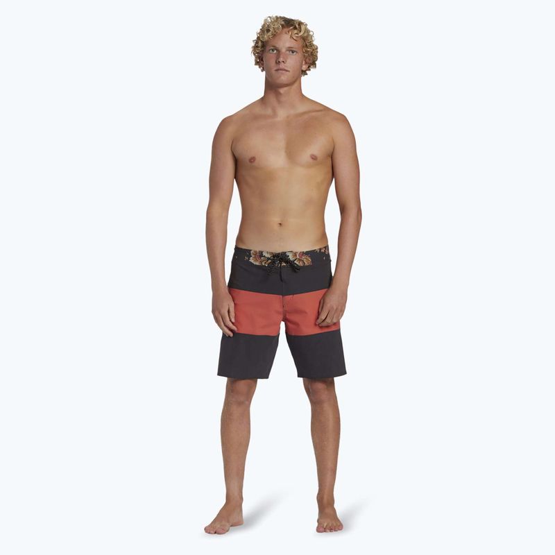 Pánske plavecké šortky Billabong Tribong Pro washed red 2