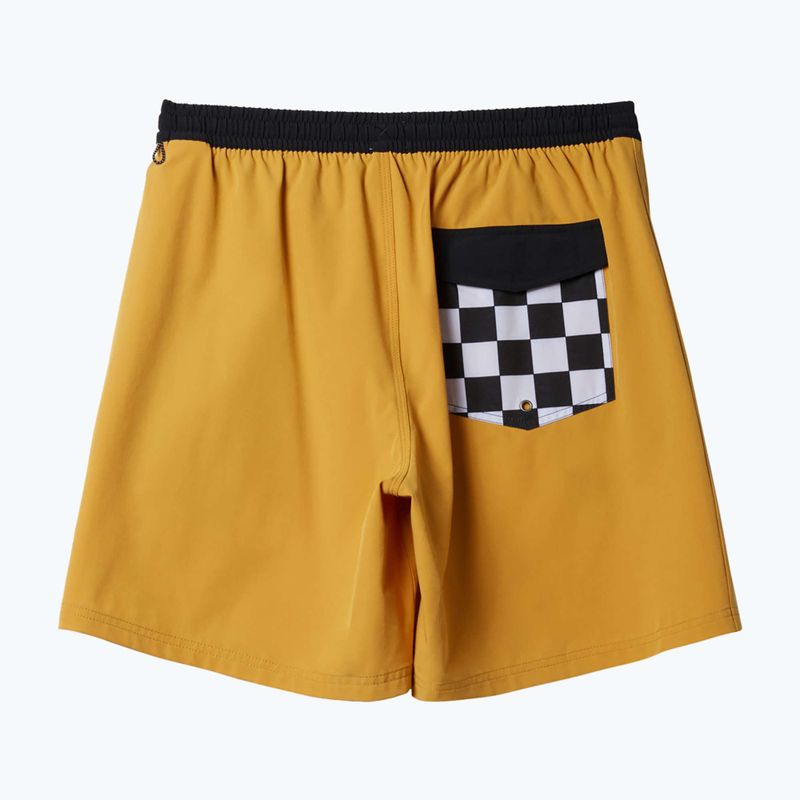 Pánske plavecké šortky Quiksilver Original Straight 17 mustard 6