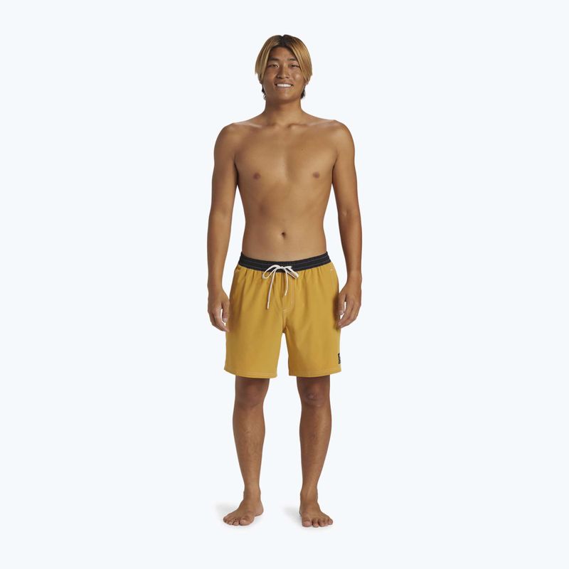 Pánske plavecké šortky Quiksilver Original Straight 17 mustard 2