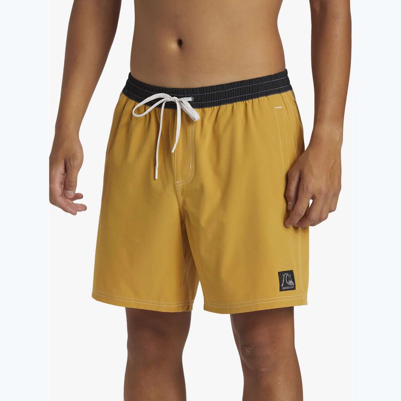 Pánske plavecké šortky Quiksilver Original Straight 17 mustard 4