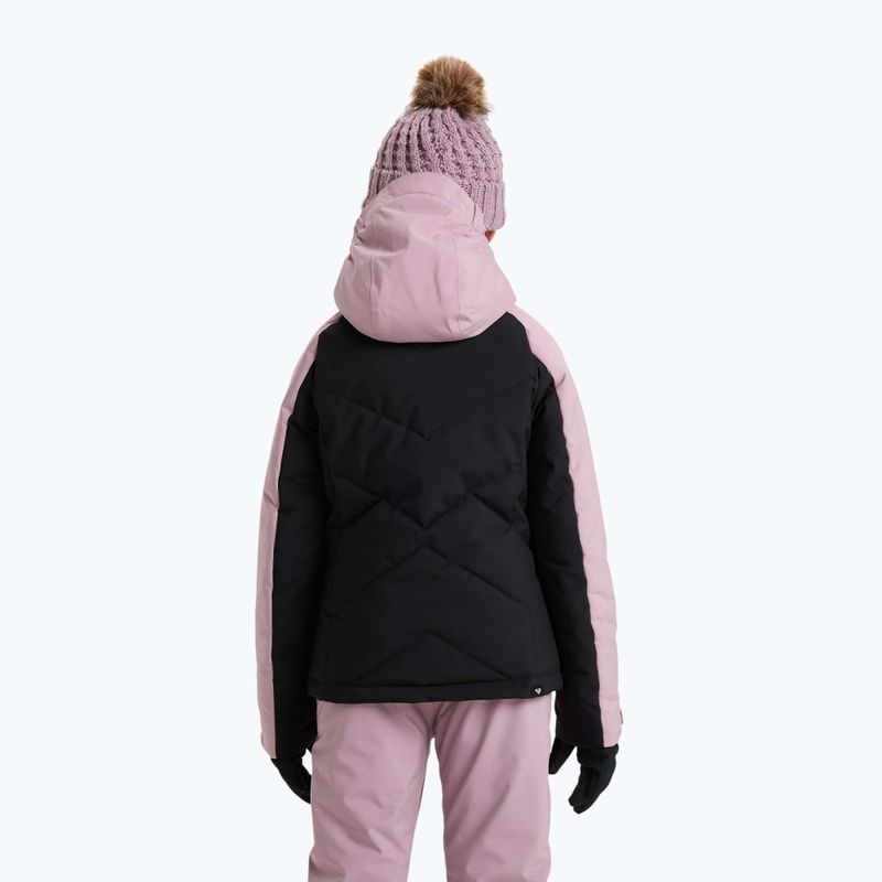 Detská snowboardová bunda ROXY Snowsylva true black 3