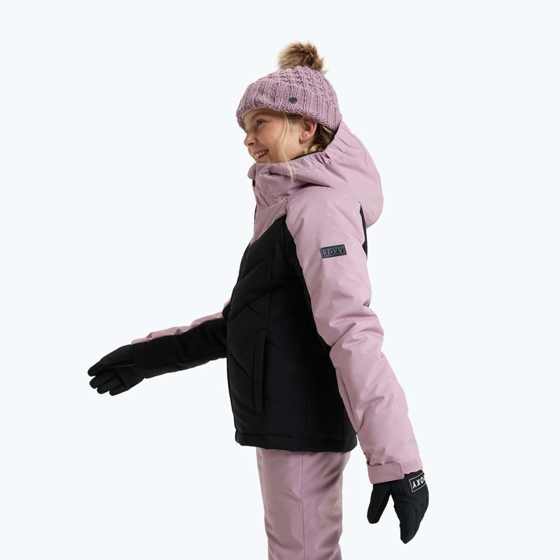 Detská snowboardová bunda ROXY Snowsylva true black 4