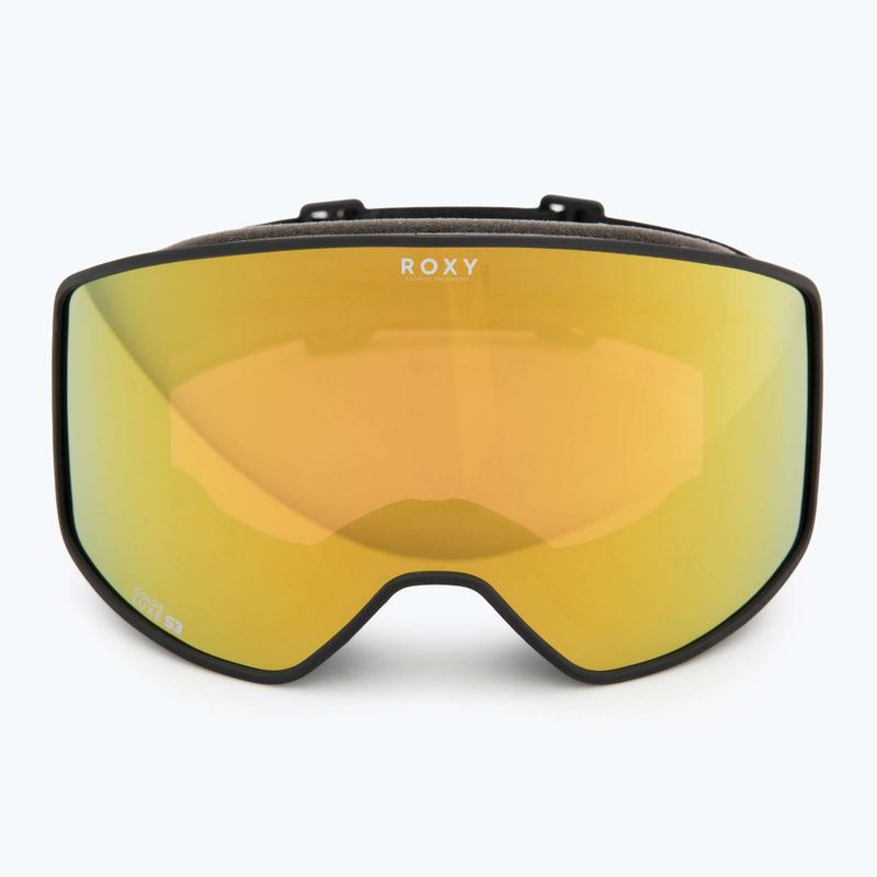 Dámske snowboardové okuliare ROXY Storm W black/clux ml pink gold 2