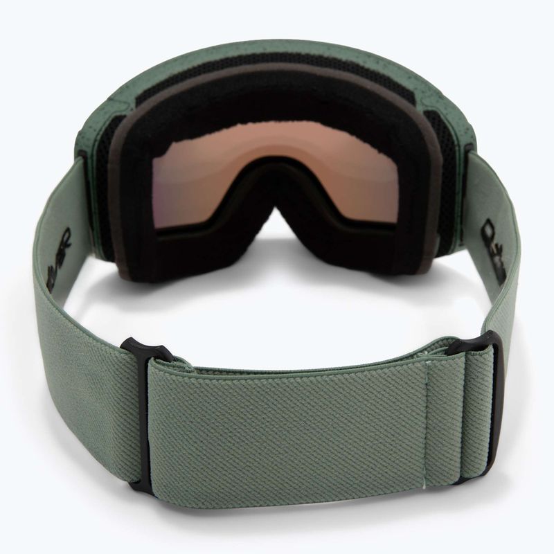 Pánske snowboardové okuliare Quiksilver Storm MG dark ivy/clux ml red 6