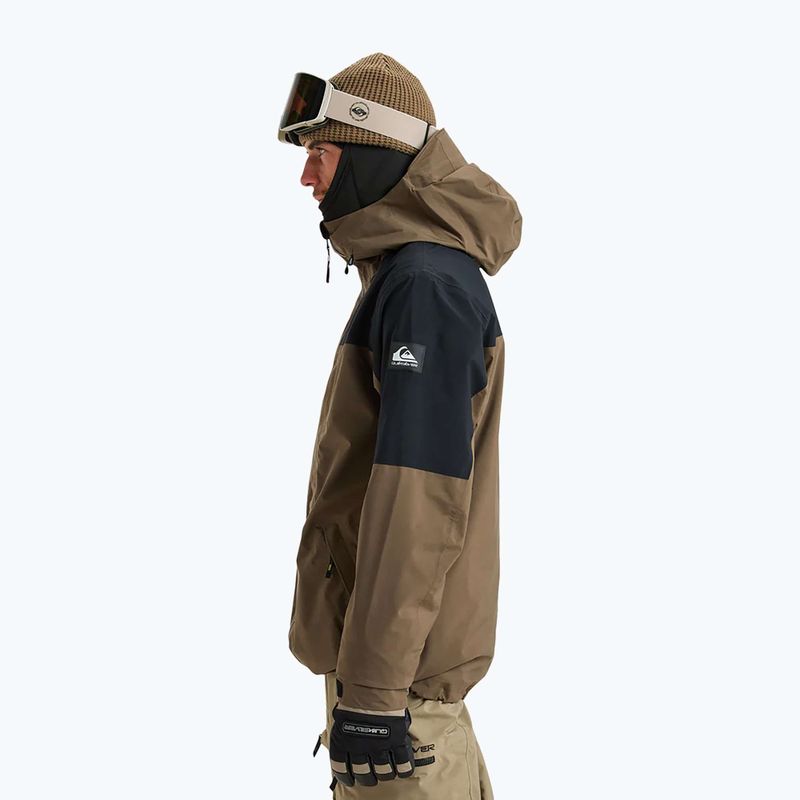 Detská snowboardová bunda Quiksilver Forever Stretch GTX canteen 4