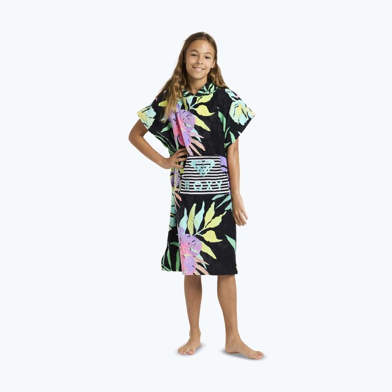 Detské pončo ROXY RG Stay Magical Printed anthracite aquarella active rg 3