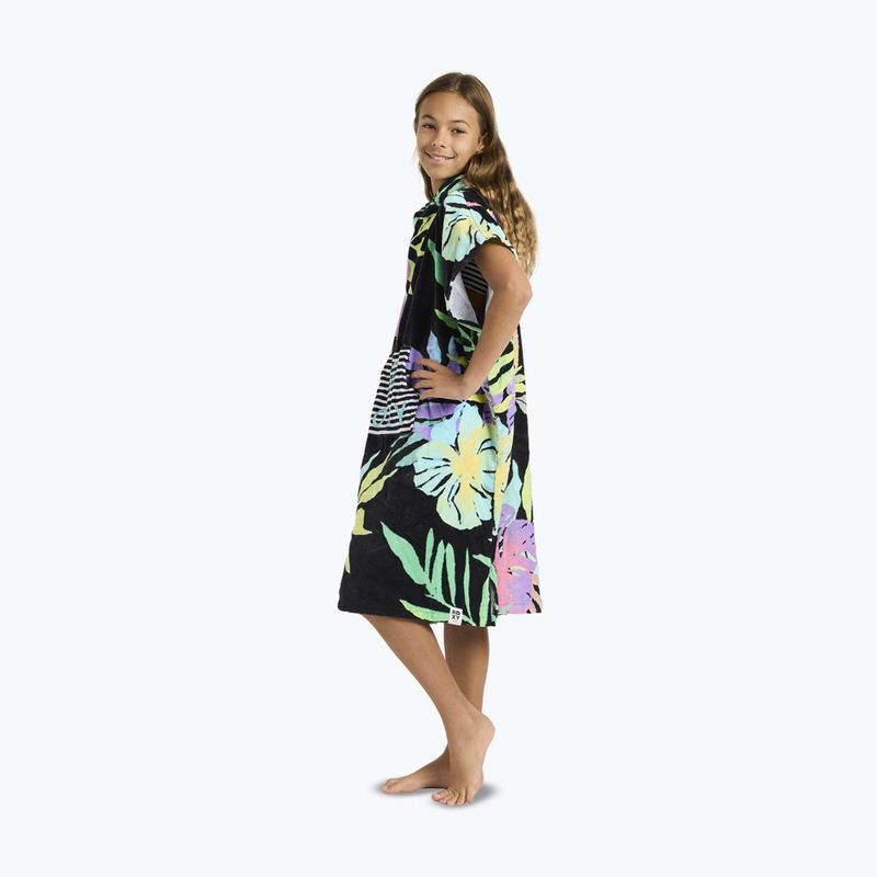 Detské pončo ROXY RG Stay Magical Printed anthracite aquarella active rg 4