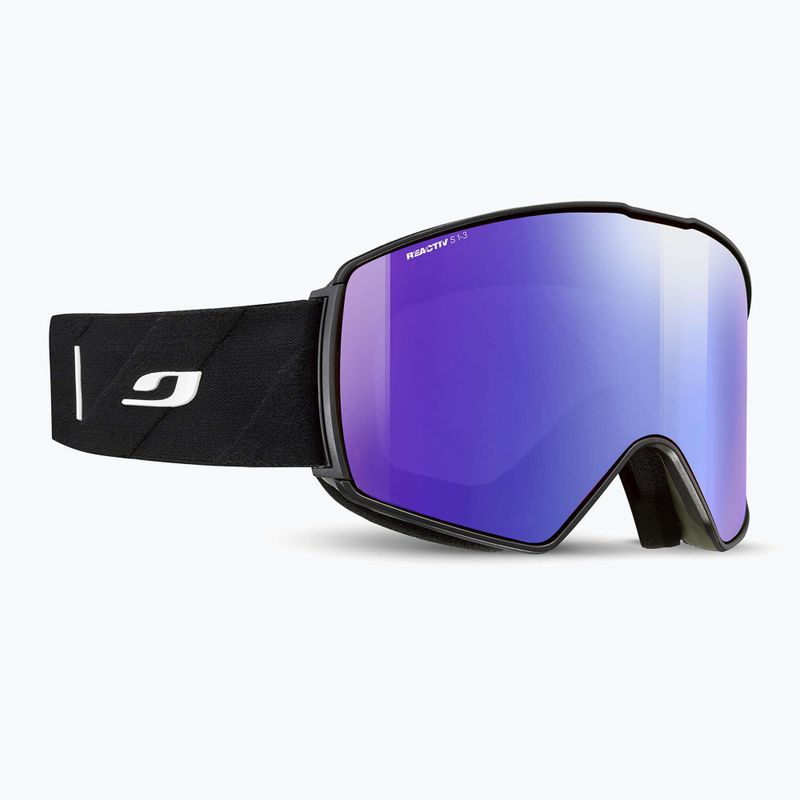 Lyžiarske okuliare Julbo Launcher Reactiv High Contrast black/flash blue 5